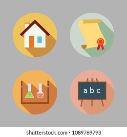 school color icon.set