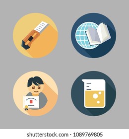 school color icon.set