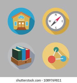 school color icon.set