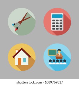 school color icon.set