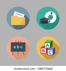 school color icon.set