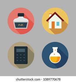 school color icon.set