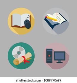 school color icon.set