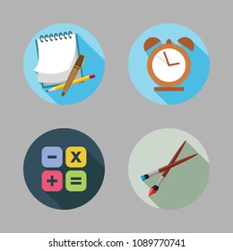school color icon.set