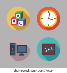 school color icon.set