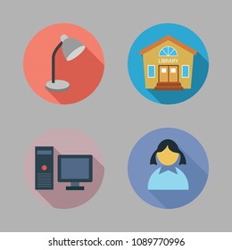 school color icon.set
