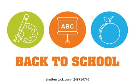 school concept design, vector illustration eps10 graphic 
