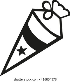 School Cone With Star