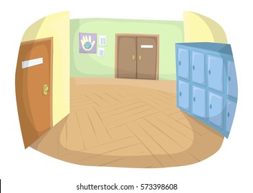 School corridor