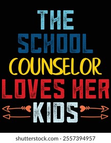 The School Counselor Loves Her Kids, Back to School Supplies Vectors, School Outfit and Teacher Gifts, Educational Tools and Student Life, Back-to-School Bash AND Decor, Kids Fashion And Trends