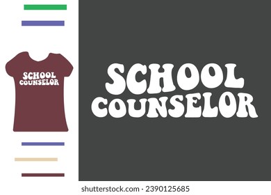 School counselor t shirt design