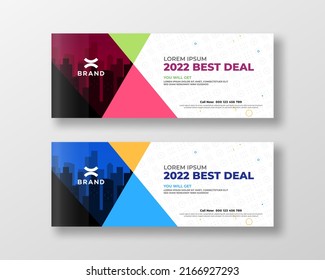 School Cover and Web Banner Template, Social Media Cover Template