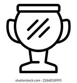 School cup icon outline vector. Class study. Safe distance