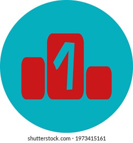 Grado escolar, ilustración de icono, vector sobre fondo blanco