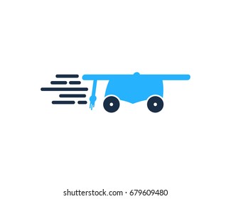 School Delivery Icon Logo Design Element