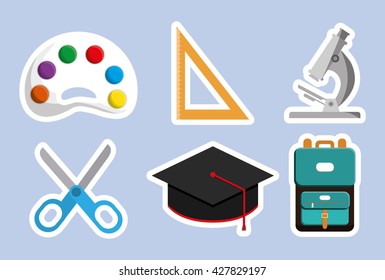 School design.  Education concept. Learning icon , vector