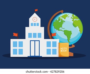 School design.  Education concept. Learning icon , vector