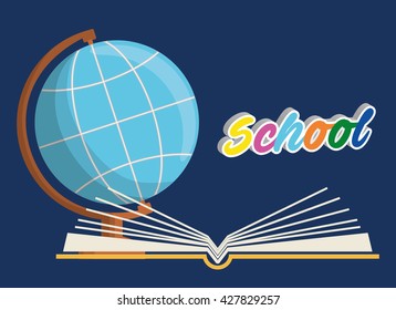 School design.  Education concept. Learning icon , vector