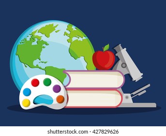 School design.  Education concept. Learning icon , vector