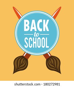 school design over   background vector illustration