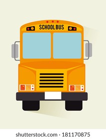 school design over beige background vector illustration 