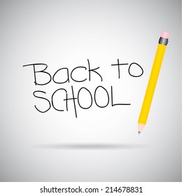 school design over  gray  background vector illustration