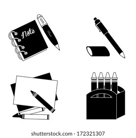 school design over white  background vector illustration