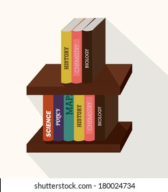 school design over white background vector illustration