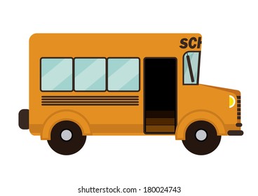 school design over white background vector illustration