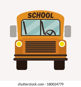 school design over white background vector illustration
