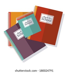 school design over white background vector illustration