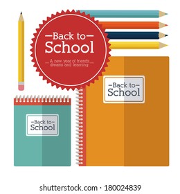 school design over white background vector illustration
