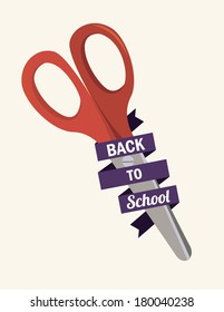 school design over  white background vector illustration