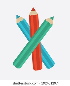 School design over white background, vector illustration