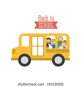 School design over white background, vector illustration