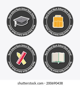 School design over white background, vector illustration School design over white background, vector illustration