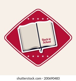 School design over  white background, vector illustration