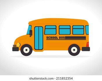 School design over white background, vector illustration