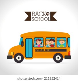 School design over white background, vector illustration