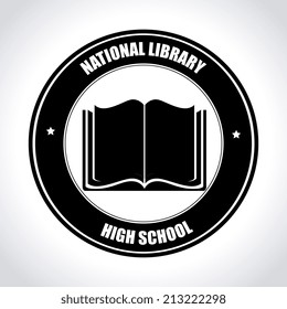 School design over white background, vector illustration