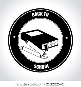 School design over white background, vector illustration