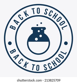school design over white background vector illustration