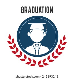School design over white background, vector illustration.
