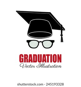 School design over white background, vector illustration.
