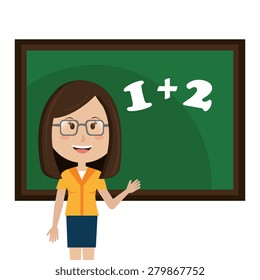 School design over white background, vector illustration.