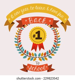School design over white background,vector illustration