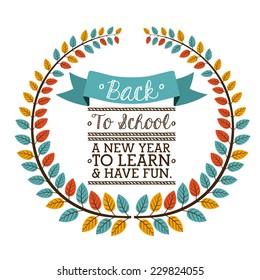 School design over white background,vector illustration