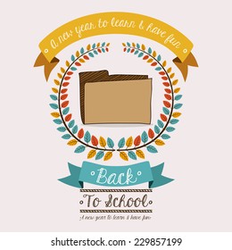 School design over white background,vector illustration