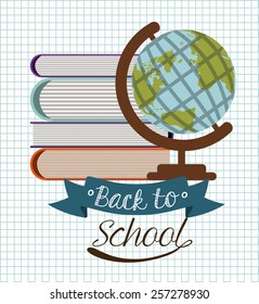 school desing over white background vector illustration.