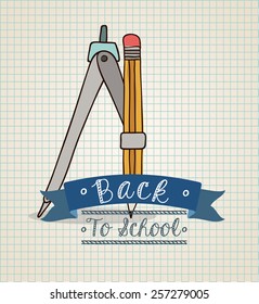school desing over white background vector illustration.